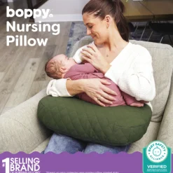 Nursing Pillow with Luxe Fabric Cover