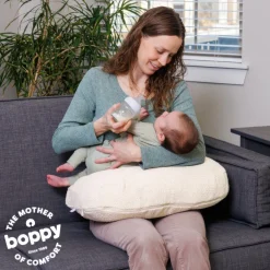 Nursing Pillow with Luxe Fabric Cover