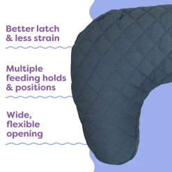 Nursing Pillow with Luxe Fabric Cover