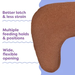 Nursing Pillow with Luxe Fabric Cover