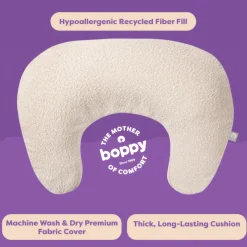 Nursing Pillow with Luxe Fabric Cover