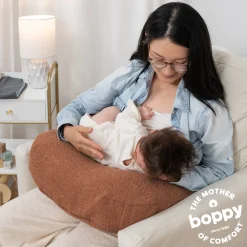 Nursing Pillow with Luxe Fabric Cover
