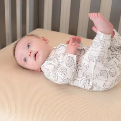 Organic Breathable Baby Crib & Toddler Mattress - Lightweight 2 Stage