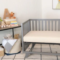 Organic Breathable Innerspring 2-Stage Baby Crib & Toddler Mattress