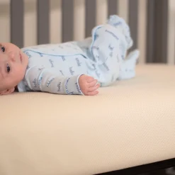 Organic Breathable Innerspring 2-Stage Baby Crib & Toddler Mattress