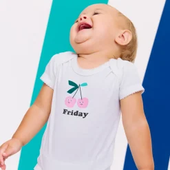Organic Cotton Days Of The Week Bodysuit (7 Pack)