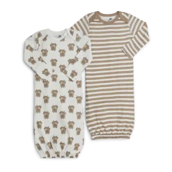 Organic Cotton Gown (2 Pack)