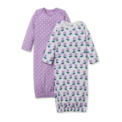 Organic Cotton Gown (2 Pack)