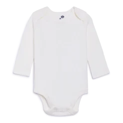 Organic Cotton Long-Sleeve Solid Bodysuits (5 Pack)