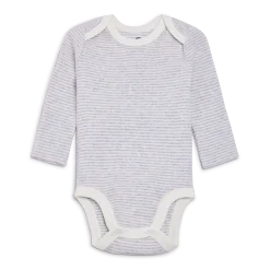 Organic Cotton Long-Sleeve Solid Bodysuits (5 Pack)
