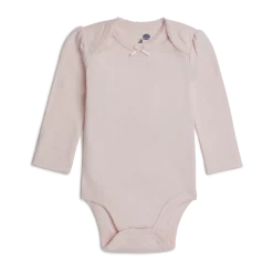 Organic Cotton Long-Sleeve Solid Bodysuits (5 Pack)