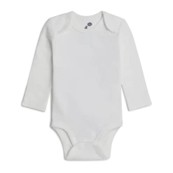 Organic Cotton Long-Sleeve Solid Bodysuits (5 Pack)