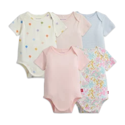 Organic Cotton Magnetic Bodysuit 5 Pack Bundle