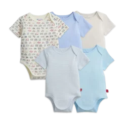 Organic Cotton Magnetic Bodysuit 5 Pack Bundle
