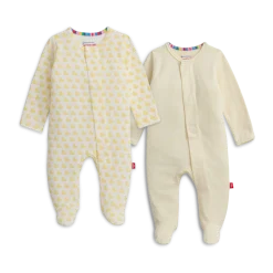 Organic Cotton Magnetic Footie 2 Pack Bundle