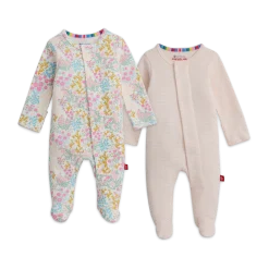 Organic Cotton Magnetic Footie 2 Pack Bundle