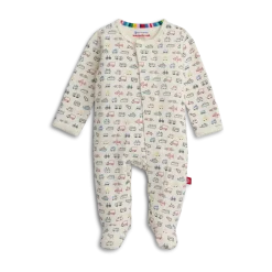 Organic Cotton Magnetic Footie (4 Pack)