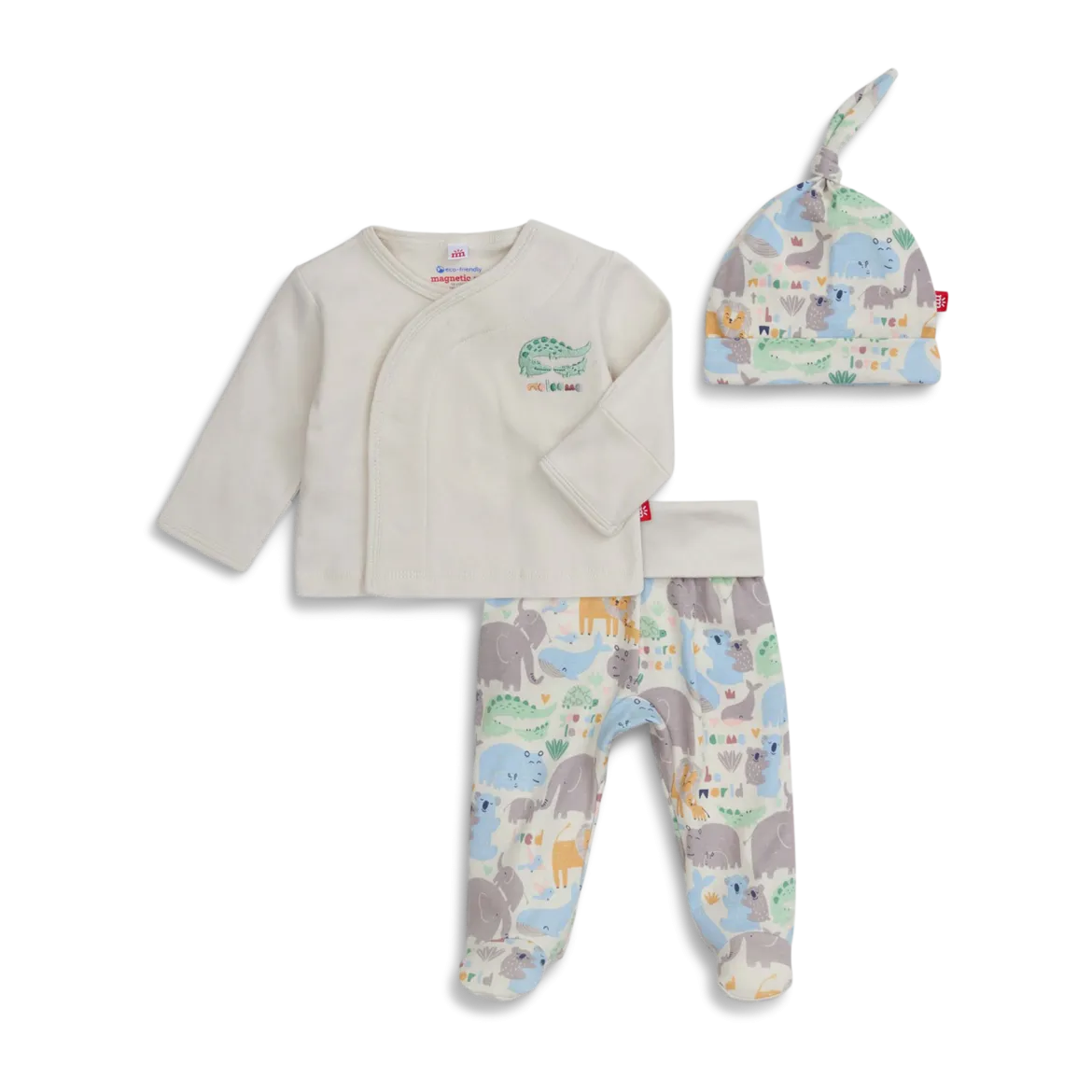 Organic Cotton Magnetic Wrap 3-Piece Set
