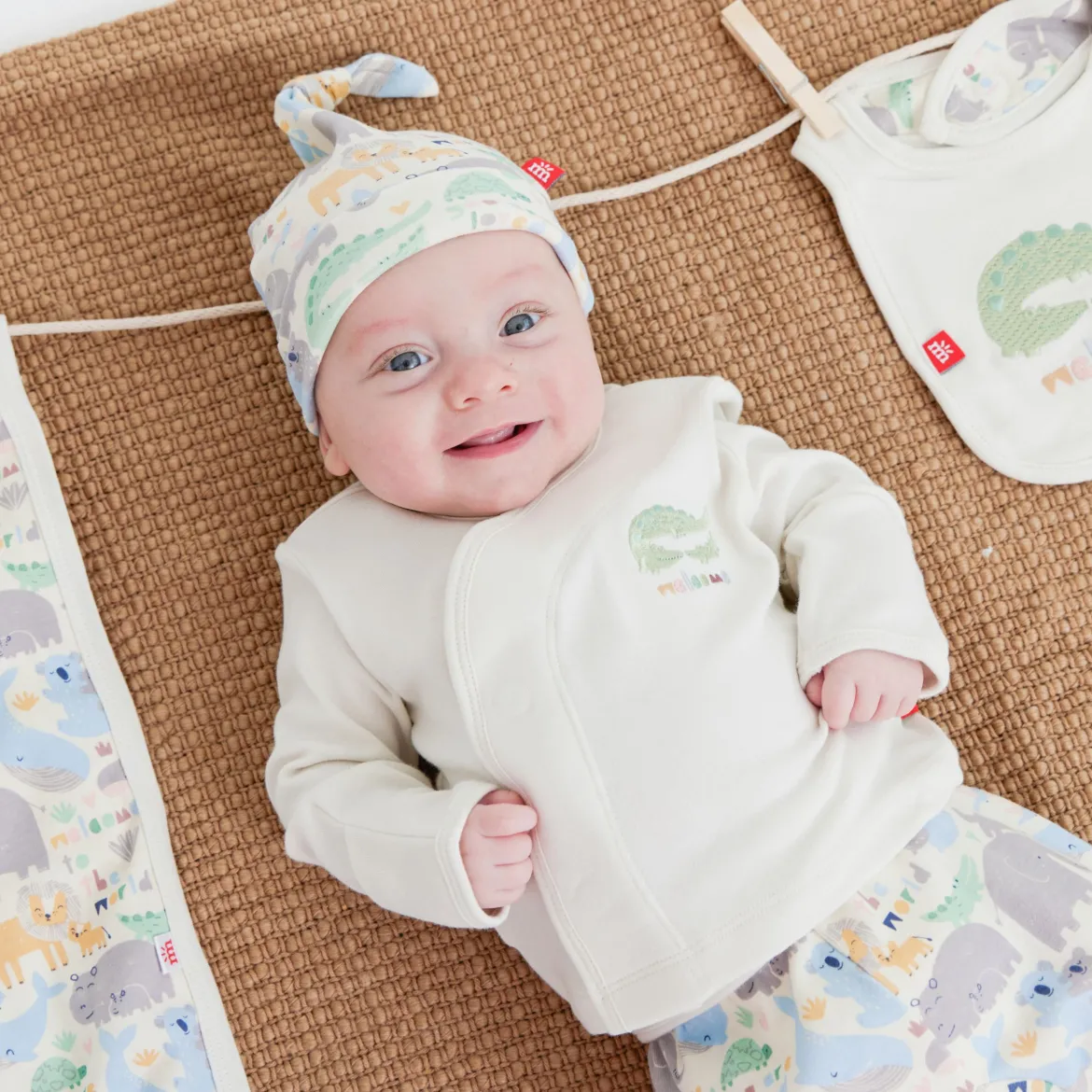 Organic Cotton Magnetic Wrap 3-Piece Set
