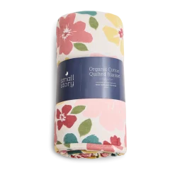 Organic Cotton Quilted Blanket