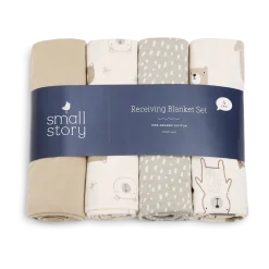 Organic Cotton Receiving Blanket (4 Pack)