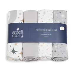 Organic Cotton Receiving Blanket (4 Pack)