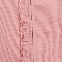 Organic Cotton Ruffle Waffle Footie