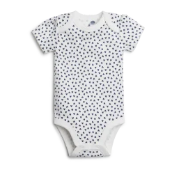 Organic Cotton Short-Sleeve Printed Bodysuit (5 Pack)