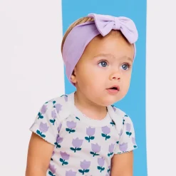 Organic Cotton Short-Sleeve Printed Bodysuit (5 Pack)