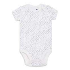 Organic Cotton Short-Sleeve Printed Bodysuit (5 Pack)