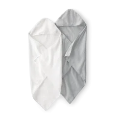 Organic Cotton Terry Hooded Towels (2 Pack)