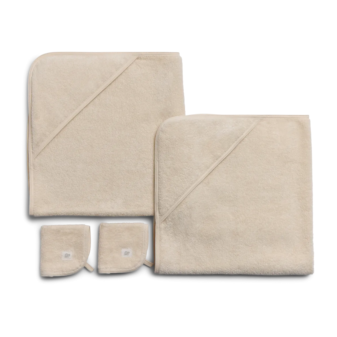 Organic Cotton Towel and Washcloth 4-Piece Set