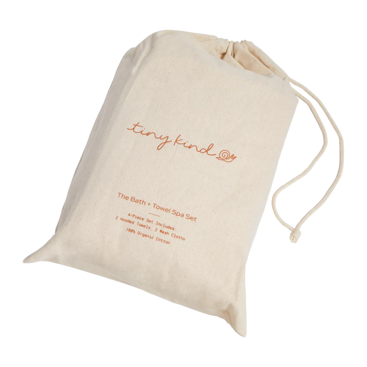 Organic Cotton Towel and Washcloth 4-Piece Set