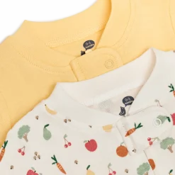 Organic Cotton 2-Way Zip Footie (2 Pack)