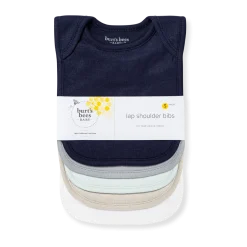 Organic Lap Shoulder Bibs (5 Pack)