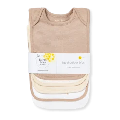 Organic Lap Shoulder Bibs (5 Pack)