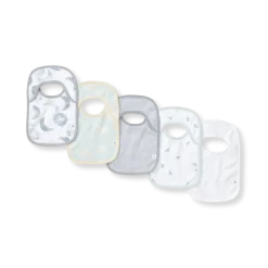 Organic Lap Shoulder Bibs (5 Pack)