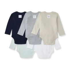 Organic Long Sleeve Bodysuit (5-Pack)