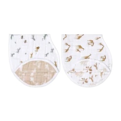 Organic Muslin Burpy Bibs (2 Pack)