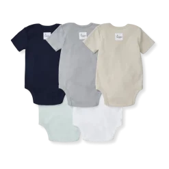 Organic Short Sleeve Bodysuit (5 Pack)