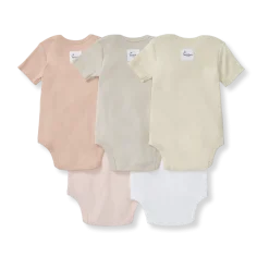 Organic Short Sleeve Bodysuit (5 Pack)