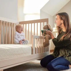 Organic Ultra Breathable Innerspring 2-Stage Baby Crib & Toddler Mattress