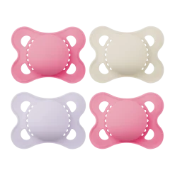 Original Matte Baby Pacifier 0-6 Months (4 Pack)