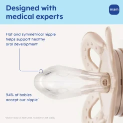 Original Start Matte Newborn Baby Pacifier 0-3 Months (4 Pack)