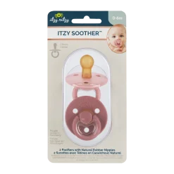 2-Pack Natural Rubber Pacifiers