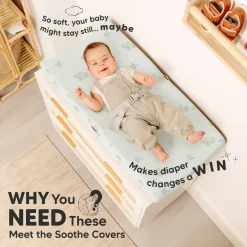 2-Pack Soothe Changing Pad Covers