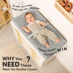 2-Pack Soothe Changing Pad Covers