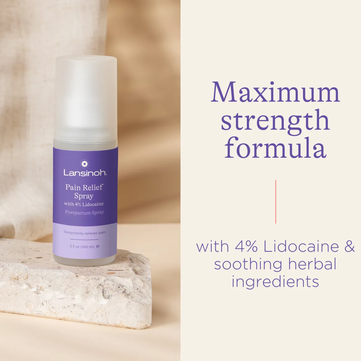 Pain Relief Spray with Lidocaine 4%