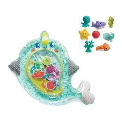 Pat & Play Water Mat Wee Wild Ones & Aquarium Bath Squirters Bath Time Bundle