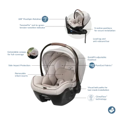 Peri 180 Rotating Infant Car Seat